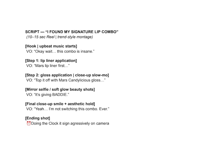 write engaging scripts for creators and brands
